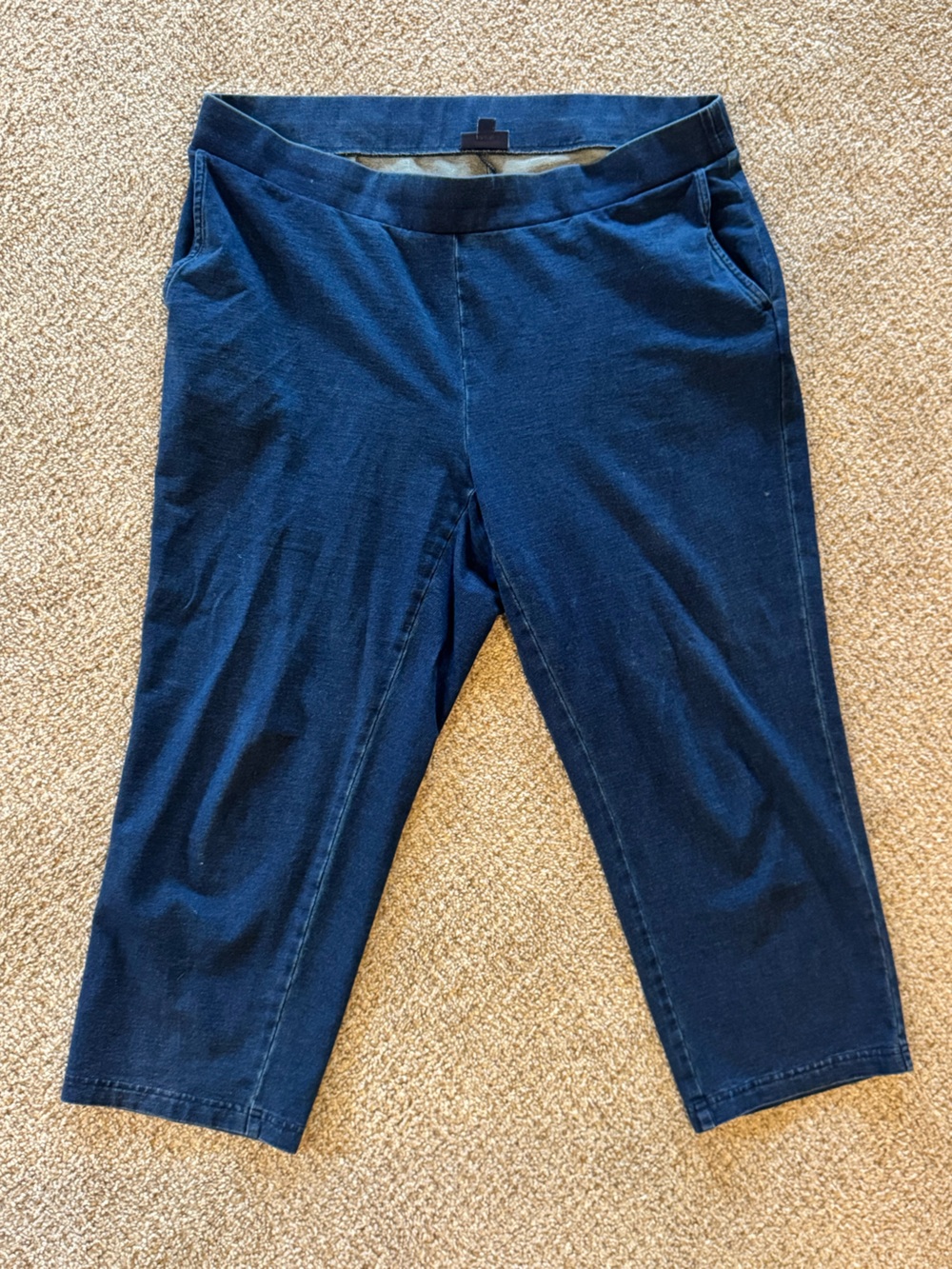 J.Jill Pure Jill Indigo Slim Crops XL Pull On Stretch Jeans